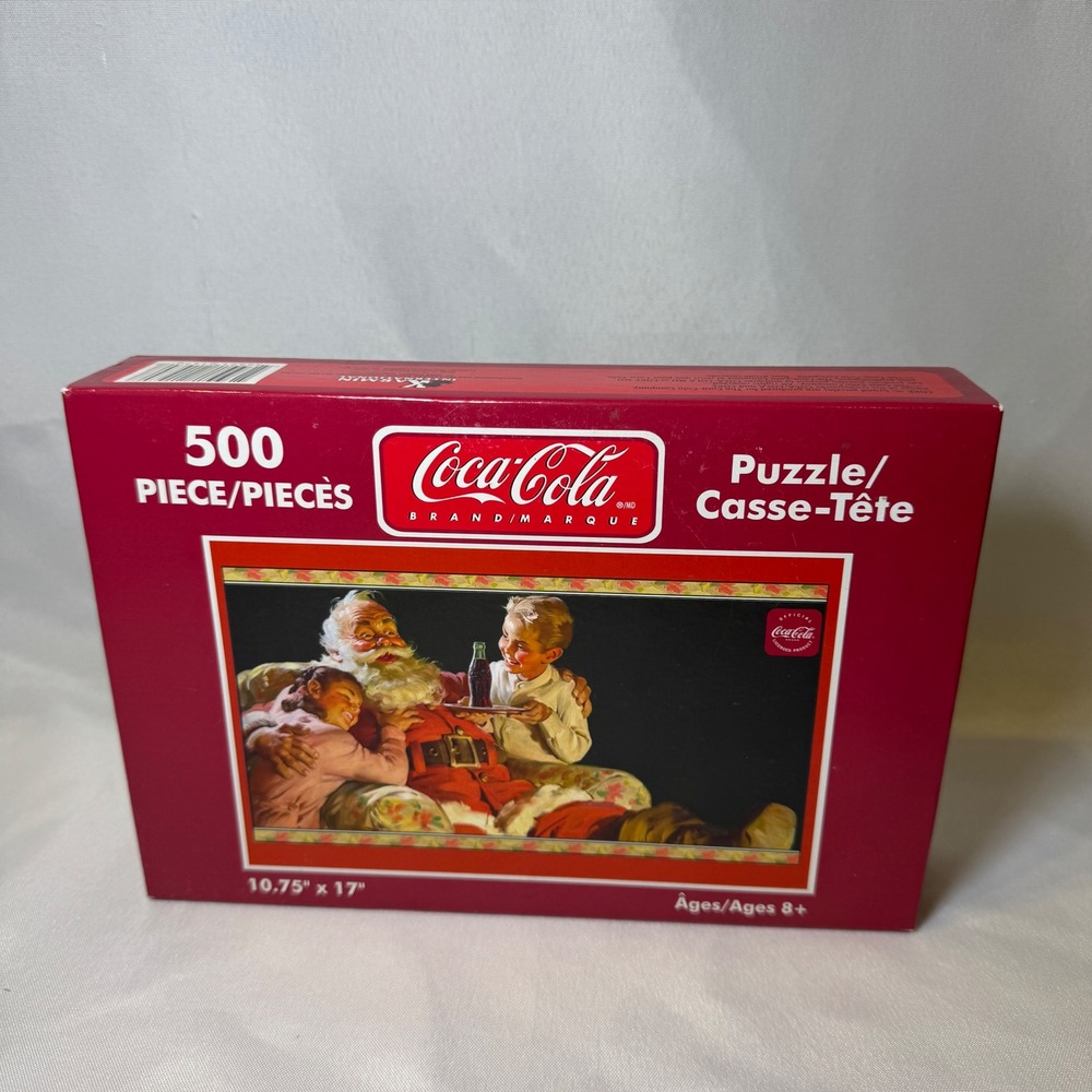 Coca-Cola Santa Claus 500 Piece Jigsaw Puzzle Karmin International 2004 Vintage